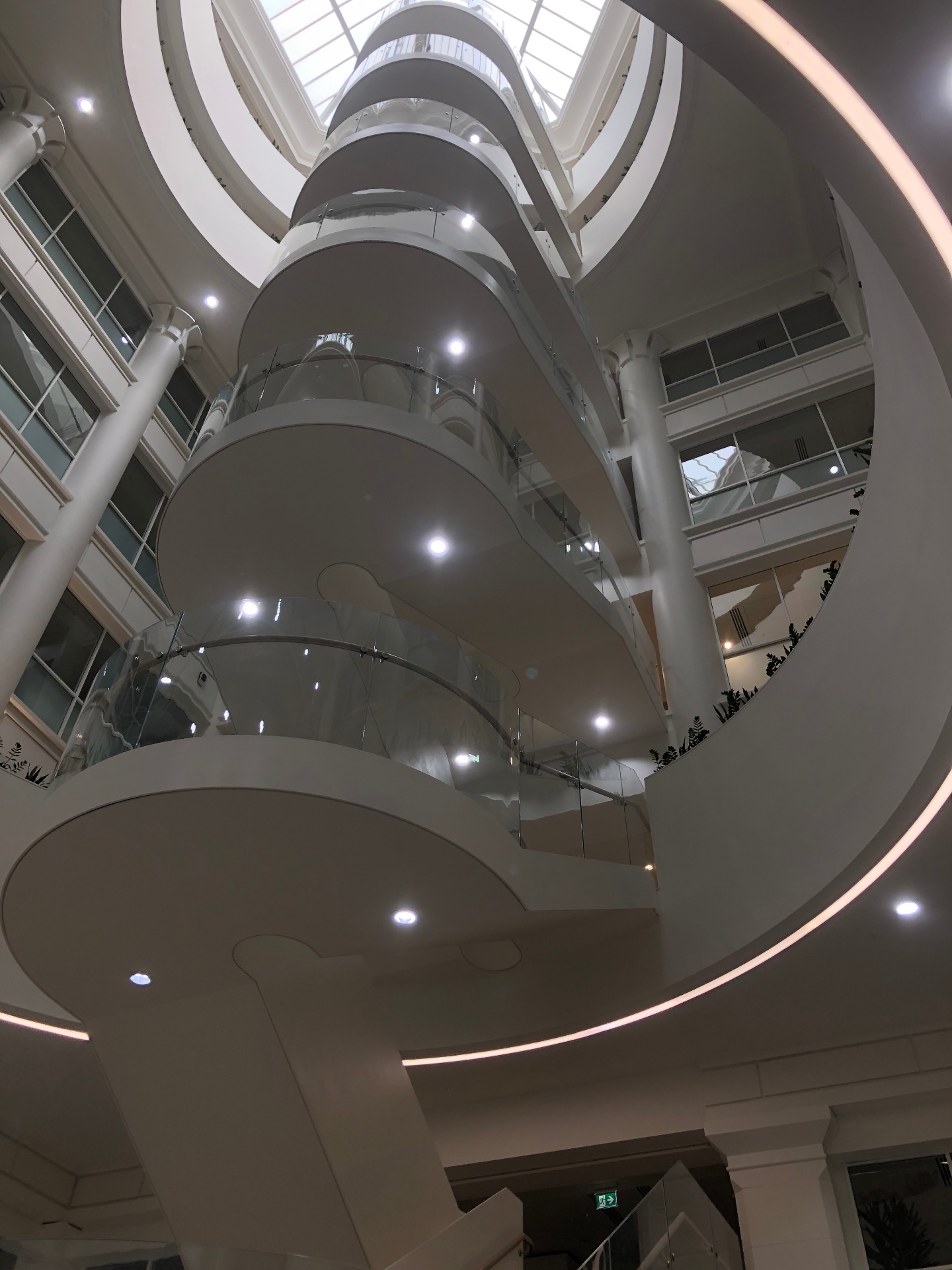 Professional feature staircase spraying by Shaw Spray Ltd in West Sussex