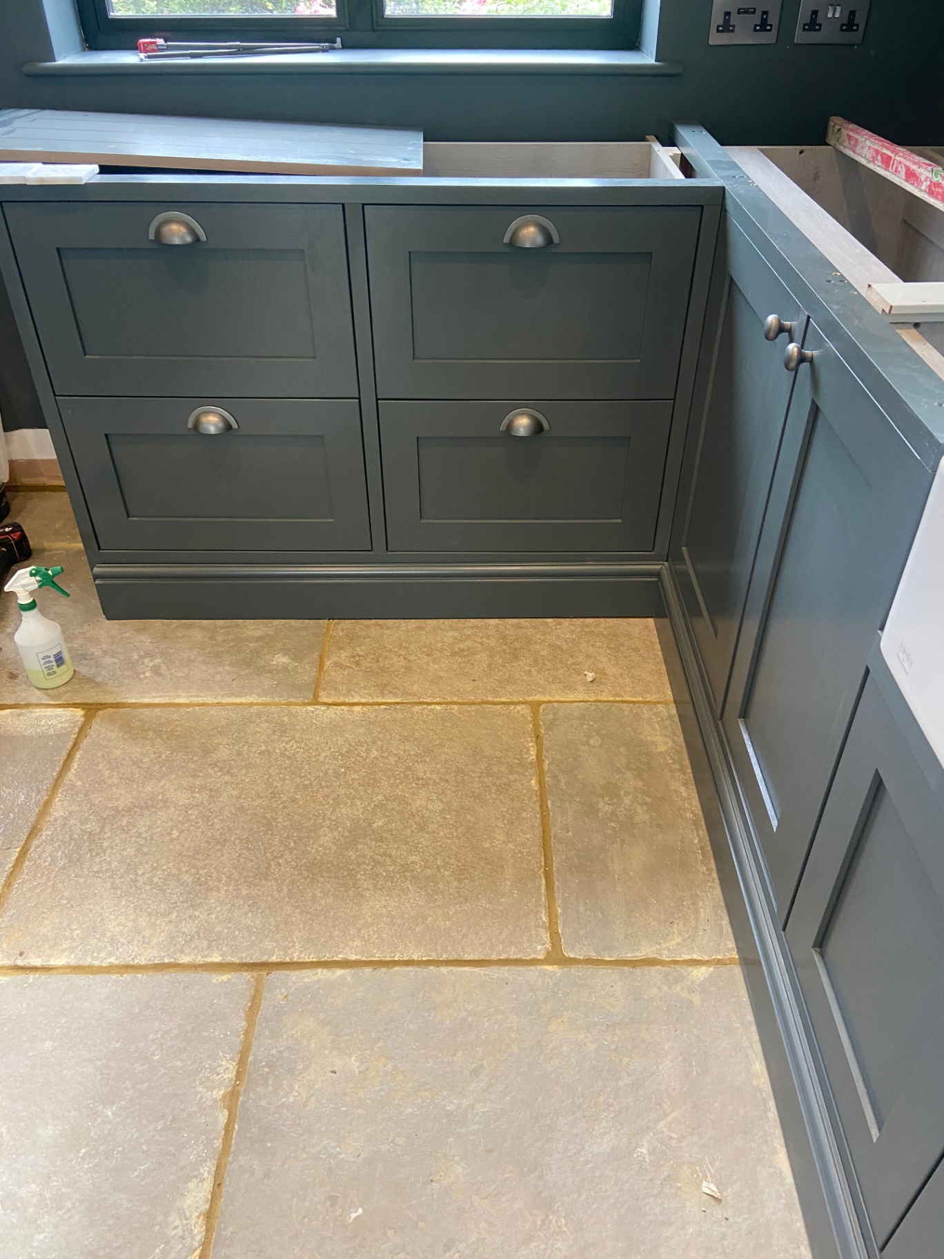 Professional kitchen respray by Shaw Spray Ltd in West Sussex