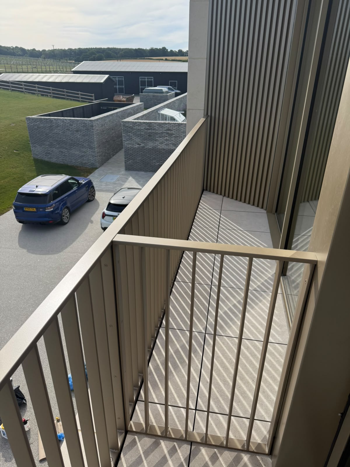 Professional balustrade spraying by Shaw Spray Ltd in West Sussex