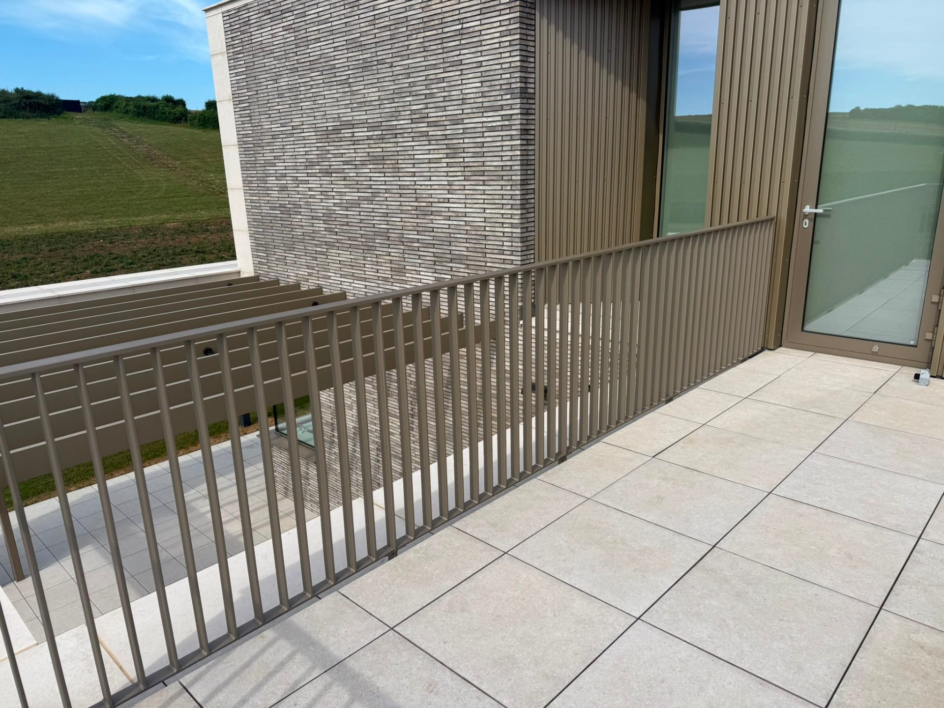 Professional balustrade spraying by Shaw Spray Ltd in West Sussex