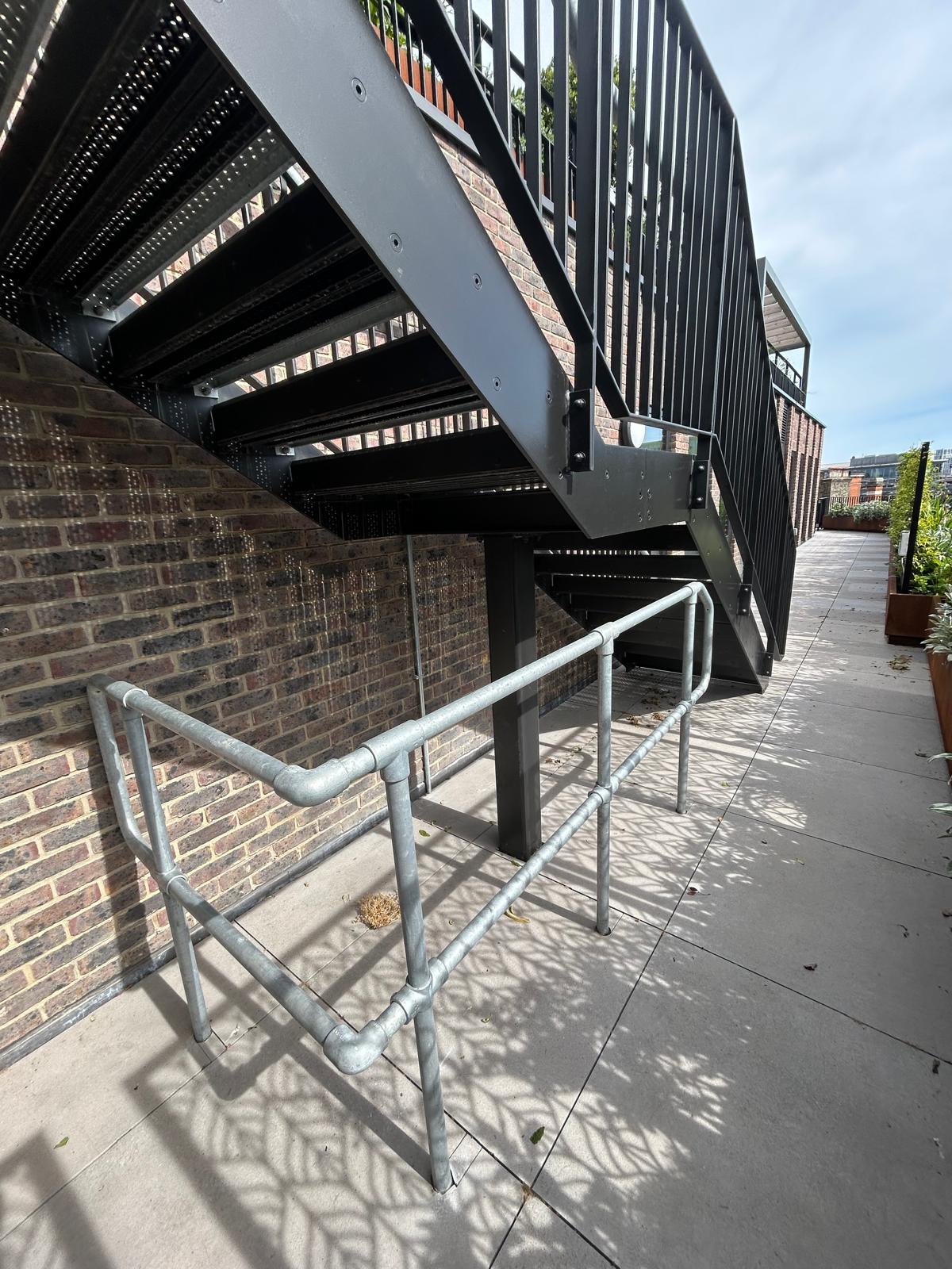 Professional architectural metalwork spraying by Shaw Spray Ltd in West Sussex