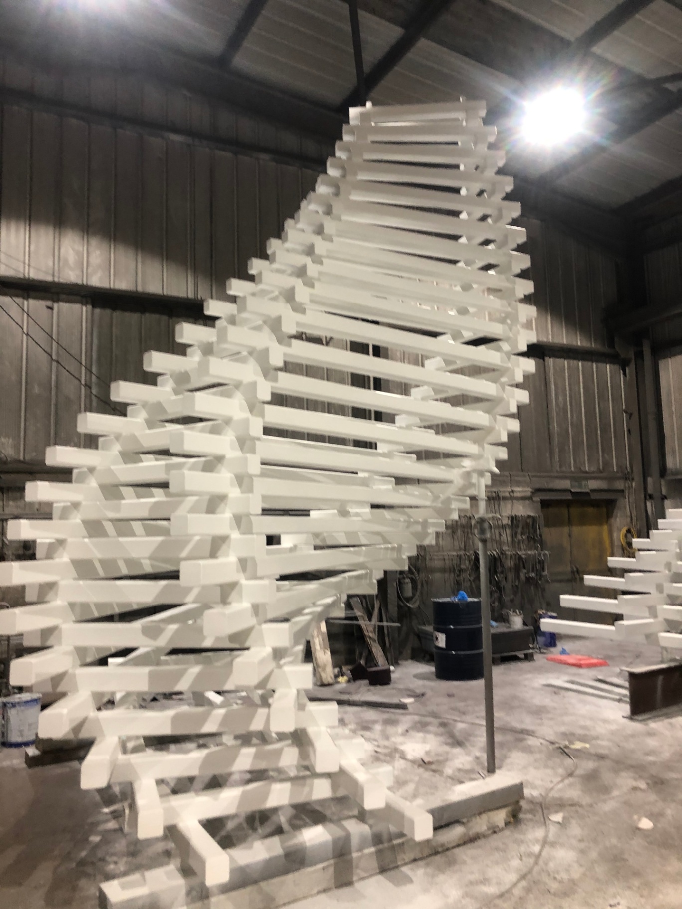 Professional architectural metalwork spraying by Shaw Spray Ltd in West Sussex