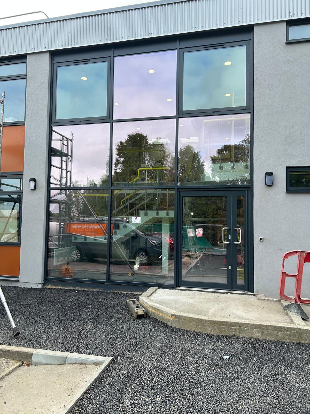 Professional architectural metalwork spraying by Shaw Spray Ltd in West Sussex