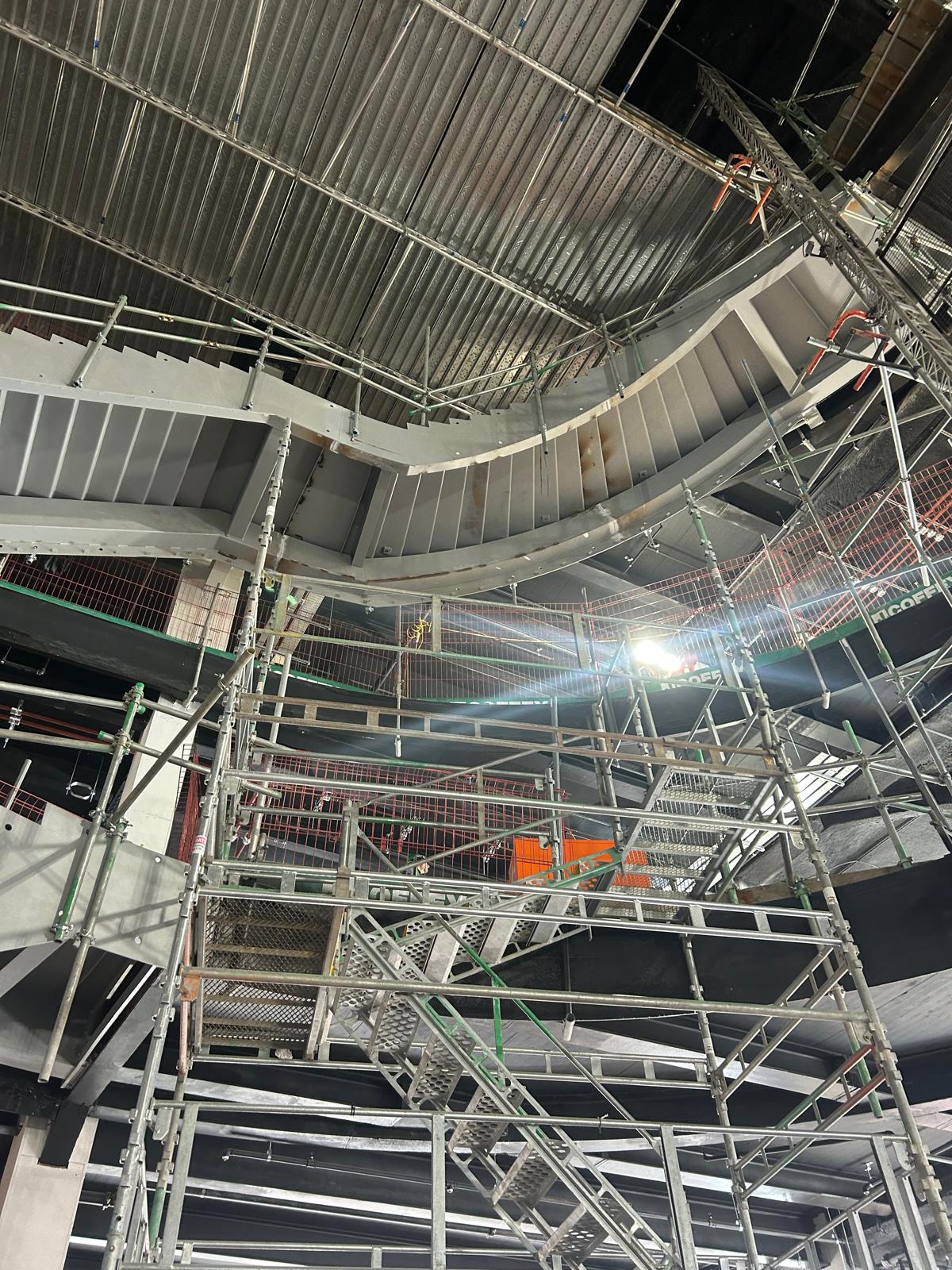 Professional structural steel painting by Shaw Spray Ltd in West Sussex