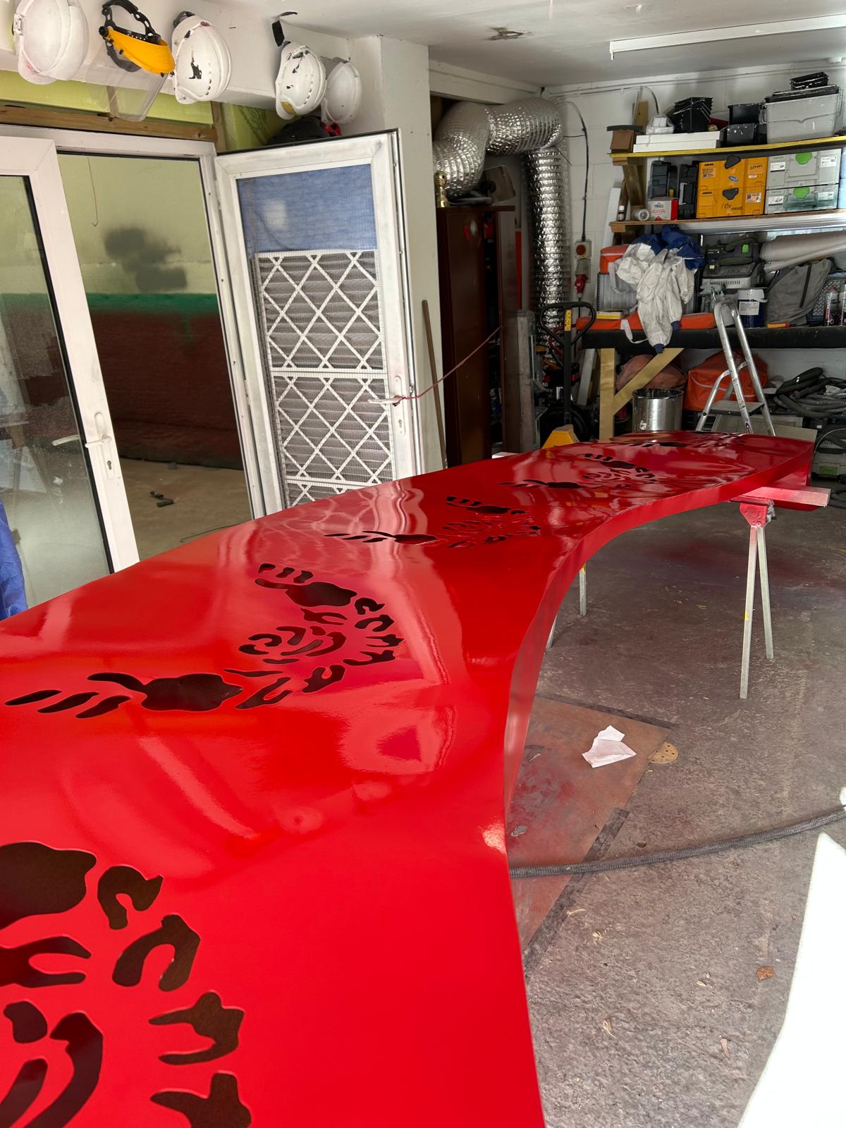 Professional architectural metalwork spraying by Shaw Spray Ltd in West Sussex