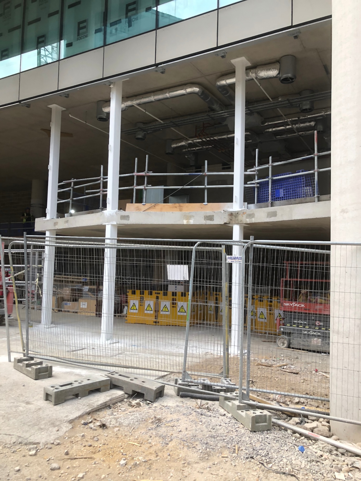 Professional structural steel painting by Shaw Spray Ltd in West Sussex