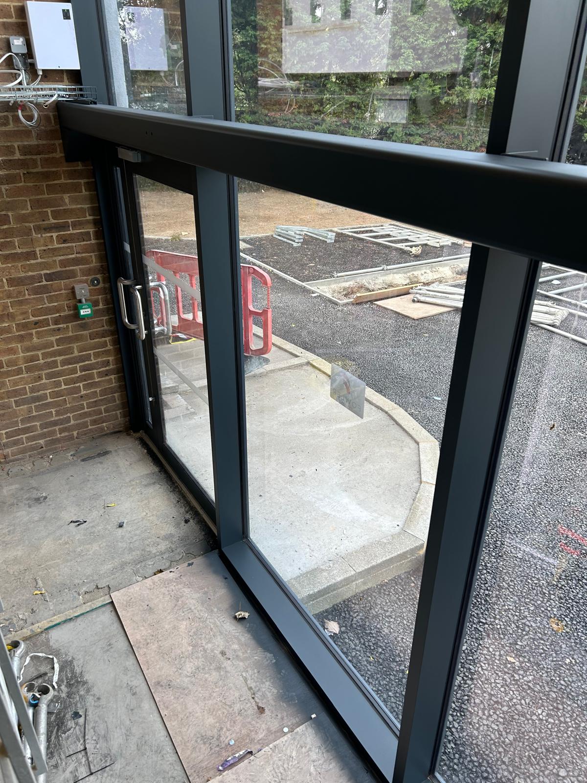Professional architectural metalwork spraying by Shaw Spray Ltd in West Sussex