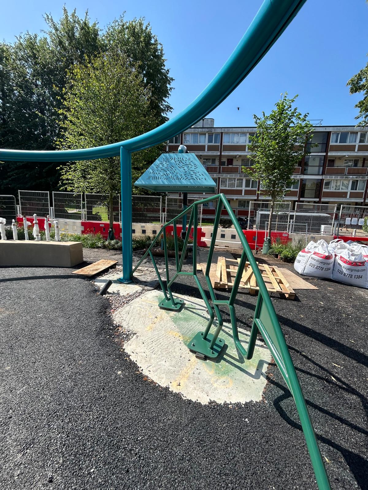 Professional architectural metalwork spraying by Shaw Spray Ltd in West Sussex