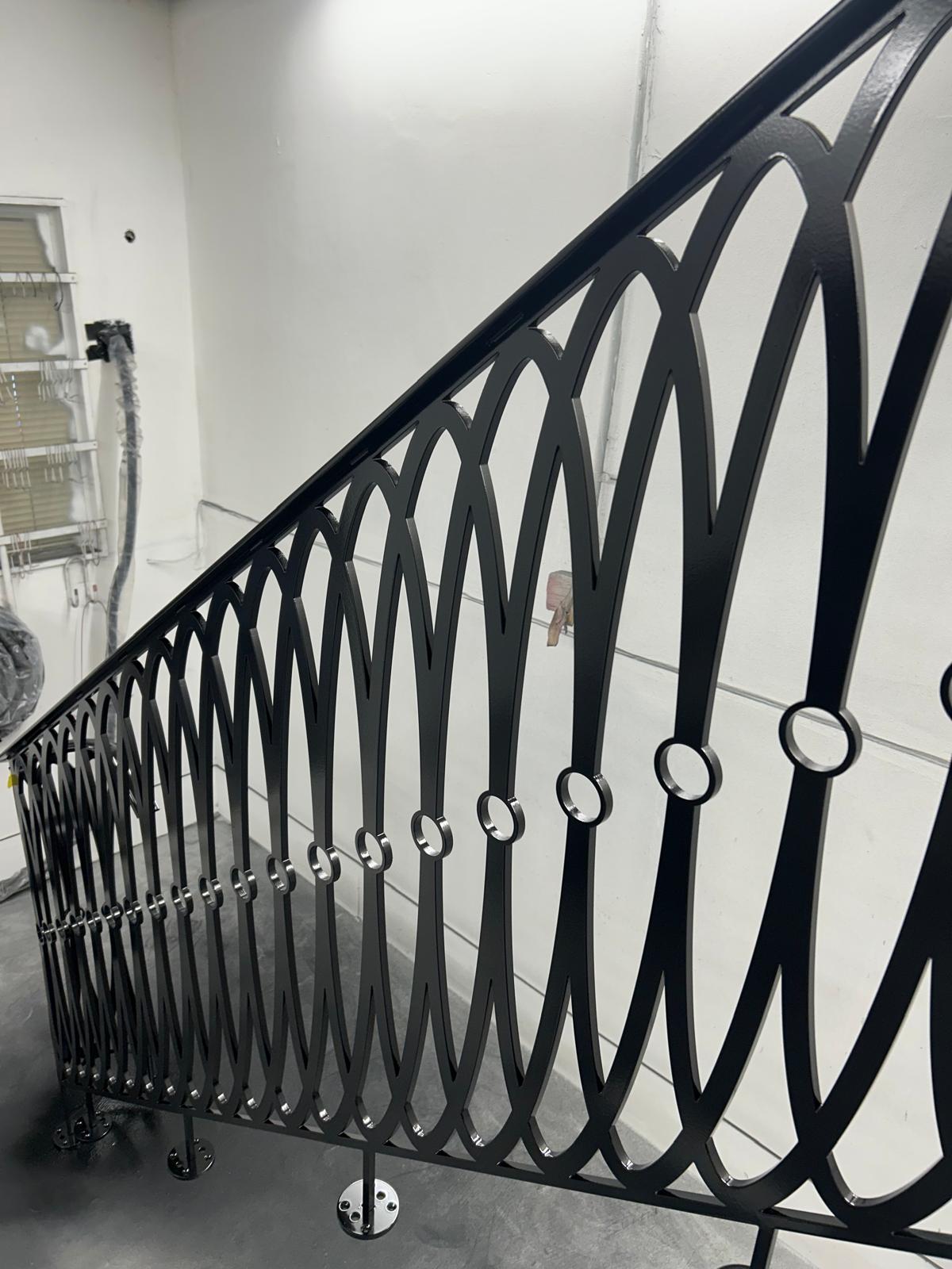 Professional balustrade spraying by Shaw Spray Ltd in West Sussex