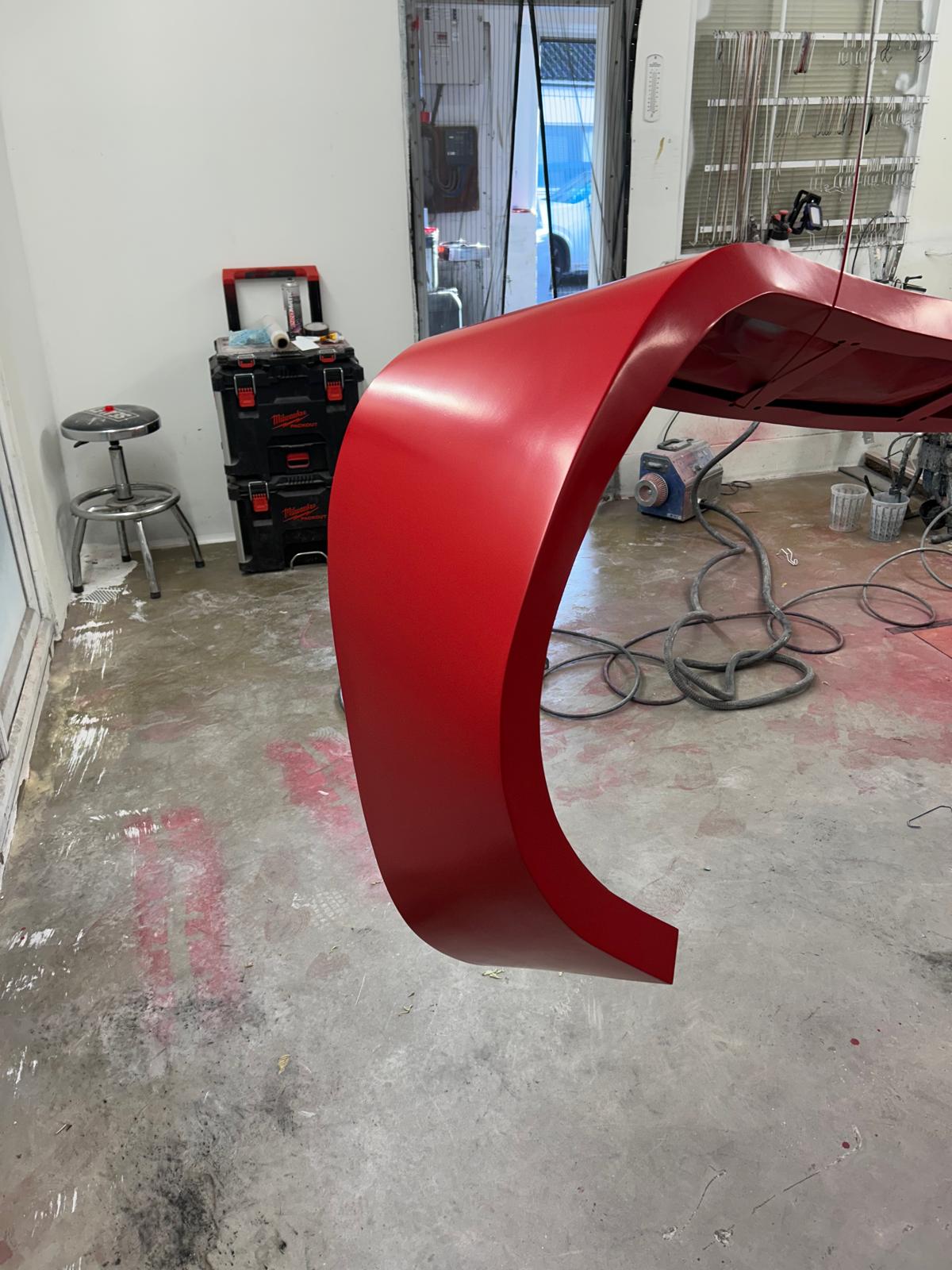 Professional architectural metalwork spraying by Shaw Spray Ltd in West Sussex