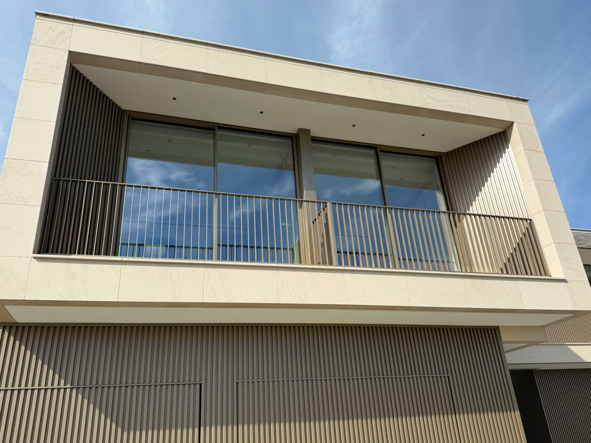 Professional balustrade spraying by Shaw Spray Ltd in West Sussex
