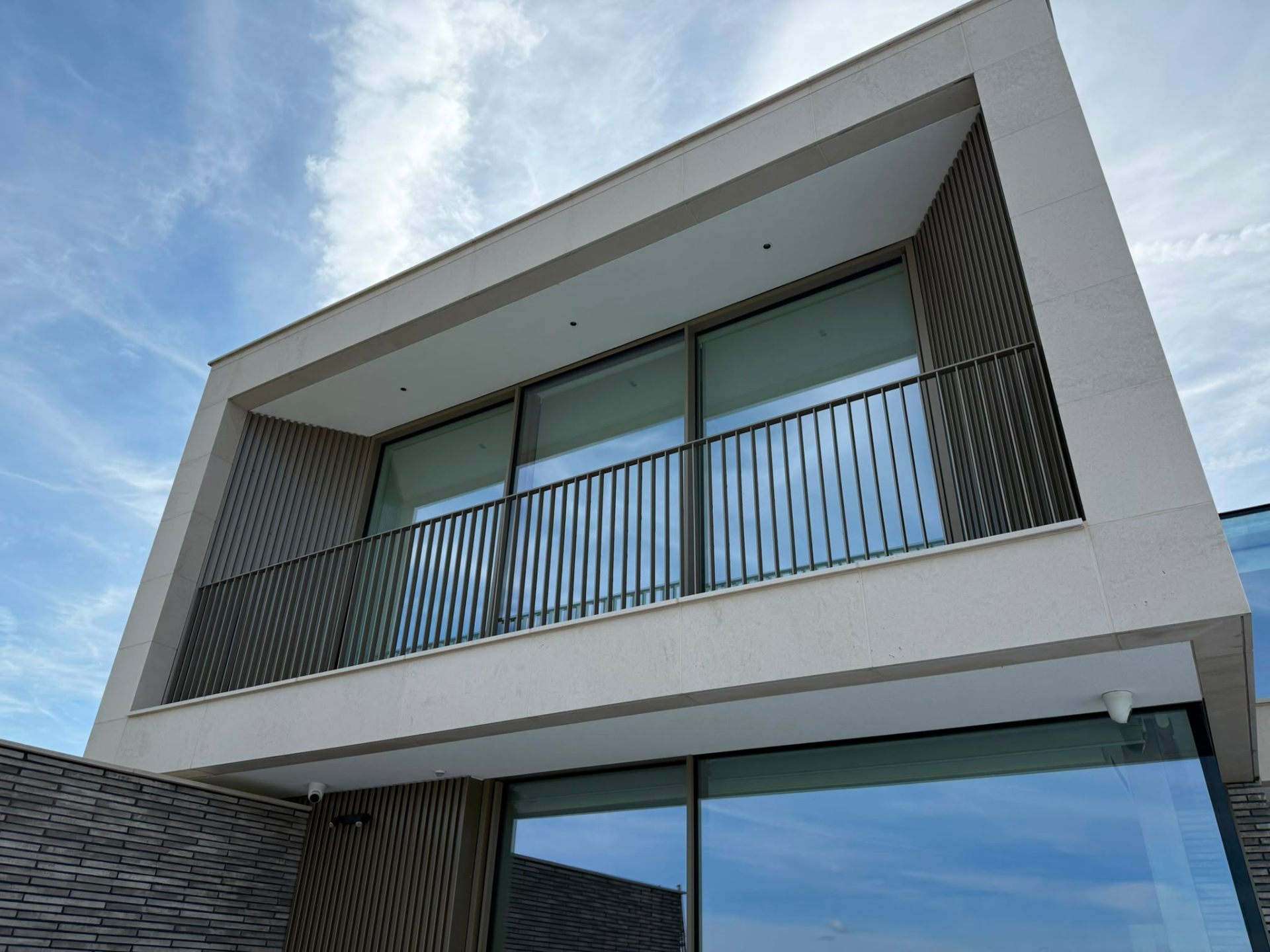 Professional balustrade spraying by Shaw Spray Ltd in West Sussex