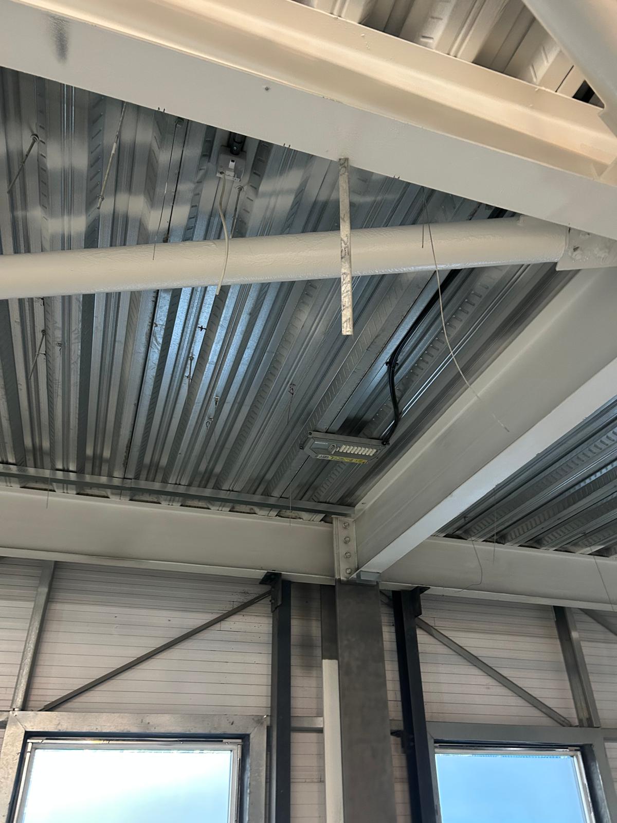 Professional structural steel painting by Shaw Spray Ltd in West Sussex