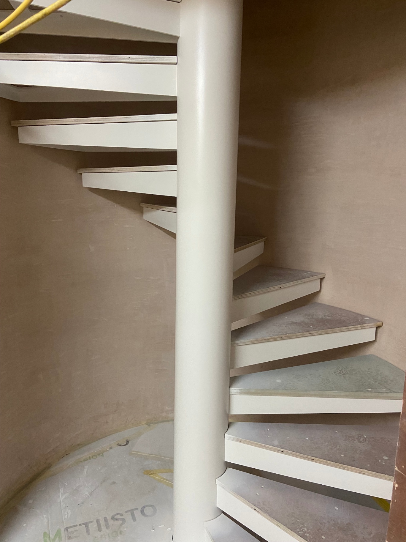 Professional feature staircase spraying by Shaw Spray Ltd in West Sussex