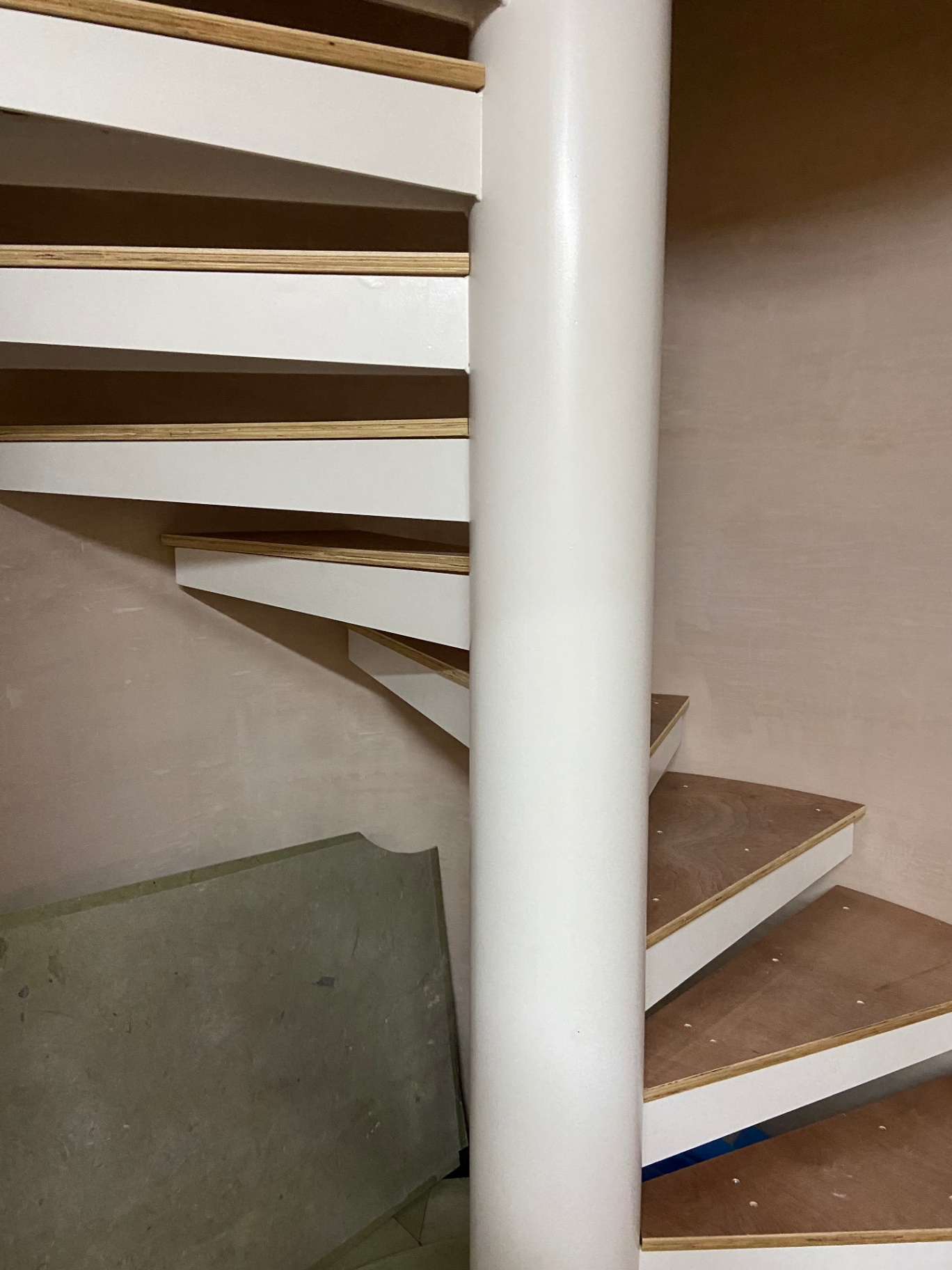 Professional feature staircase spraying by Shaw Spray Ltd in West Sussex