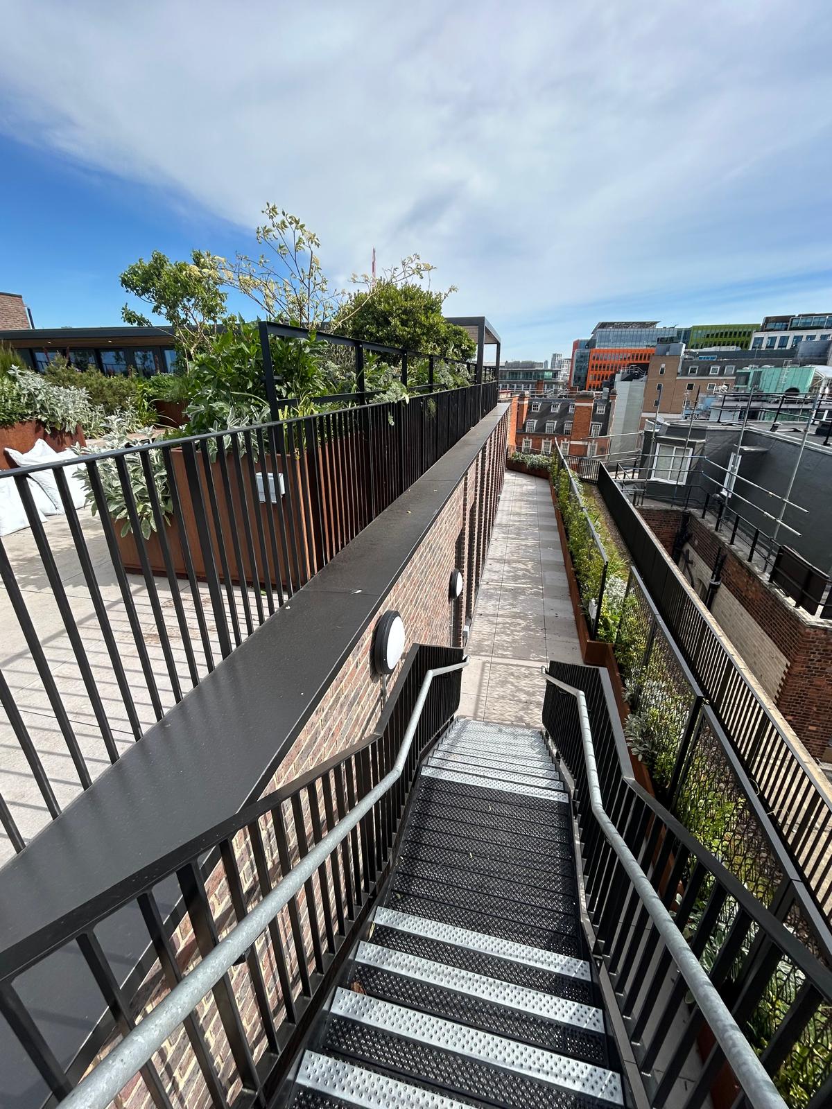 Professional architectural metalwork spraying by Shaw Spray Ltd in West Sussex