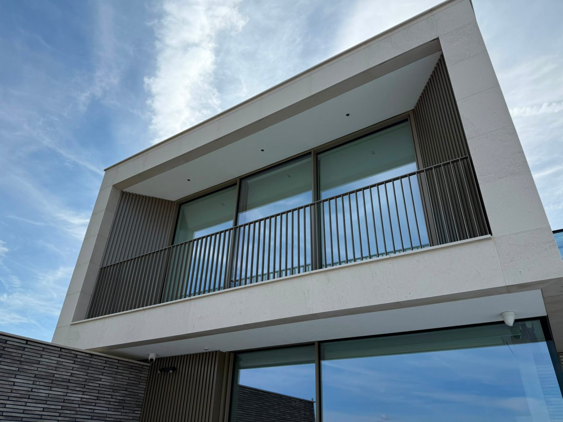 Professional balustrade spraying by Shaw Spray Ltd in West Sussex